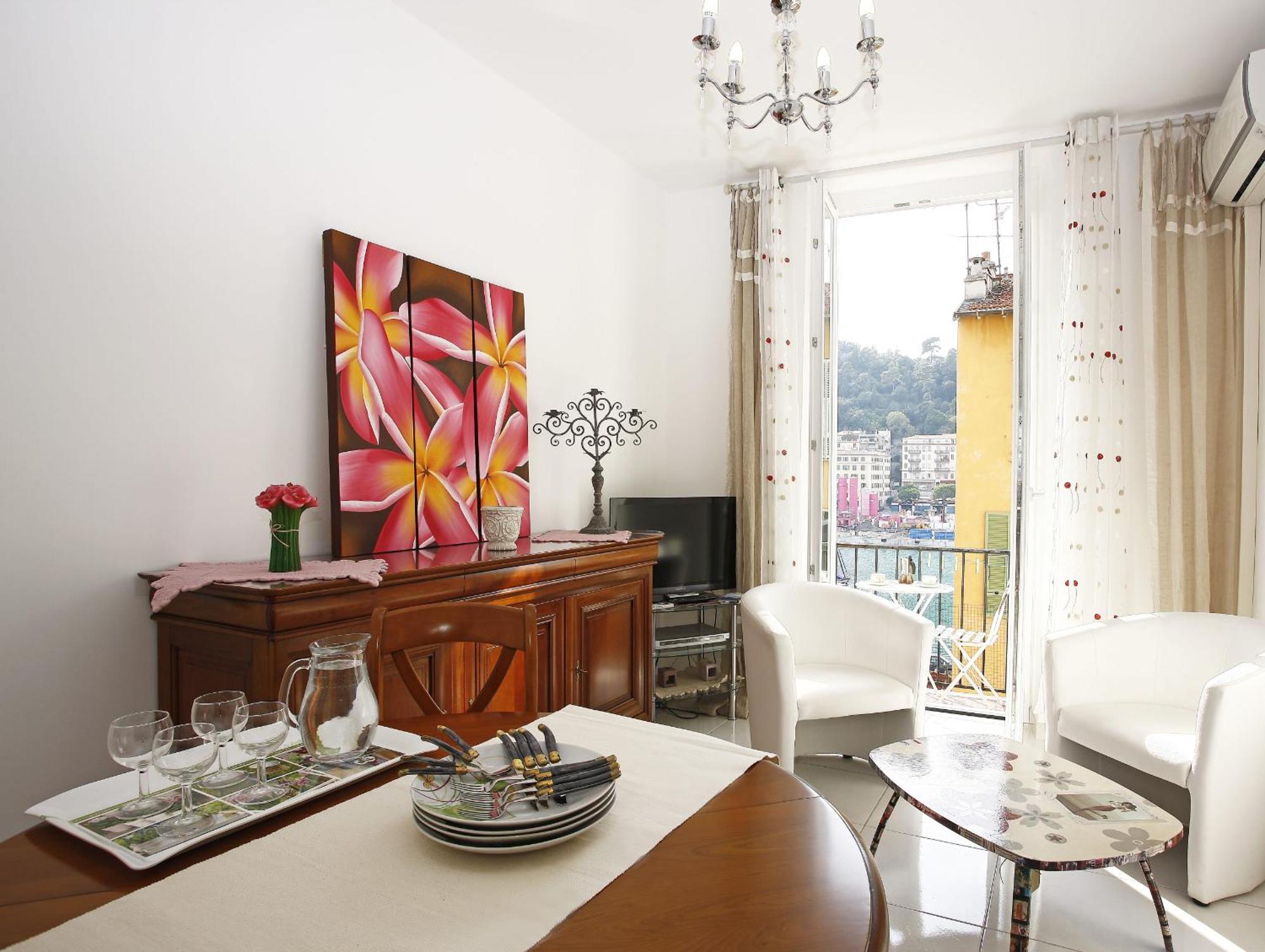 Aigue-Marine - Superbe Appartement Vue Mer 4 Personnes Au Port De Nice Buitenkant foto